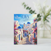 Oia Greece ポストカード (スタンド正面)