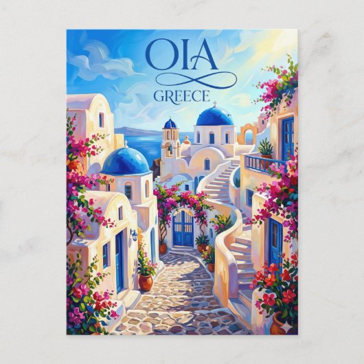 Oia Greece ポストカード (正面)