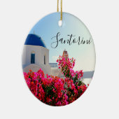 Oia Santorini、ギリシャ写真 セラミックオーナメント (右)