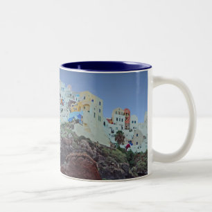 Oia、Santorini ツートーンマグカップ