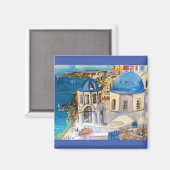 Oia、Santorini、マグネット マグネット (正面/裏面)