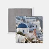 Oia, Santorini Greece，写真，磁石 マグネット (正面/裏面)