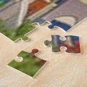 Oia, Santorini, Greece Art ジグソーパズル (側面)