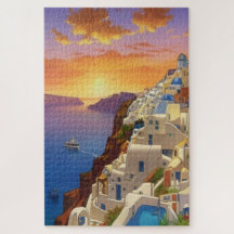 Oia, Santorini, Greece Art