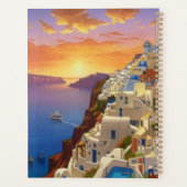 Oia, Santorini, Greece Art プランナー手帳 (裏面)