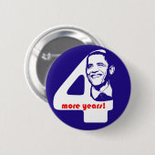 OIbama 4つのより多くの年ボタン 缶バッジ (正面&裏面)