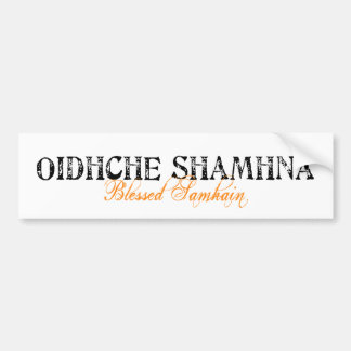 Oidhche Shamhna: 賛美されたハロウィン バンパーステッカー