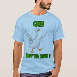 Oie Tout Va Bien – Illustration Oie Souriante Tシャツ