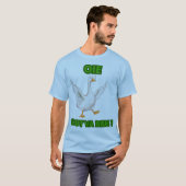 Oie Tout Va Bien – Illustration Oie Souriante Tシャツ (正面フル)