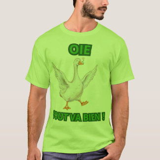 Oie Tout Va Bien – Illustration Oie Souriante Tシャツ