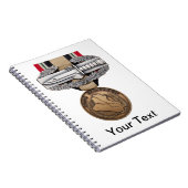 OIFの戦闘の行為のバッジ ノートブック (右側)