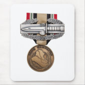 OIFの戦闘の行為のバッジ マウスパッド (正面)