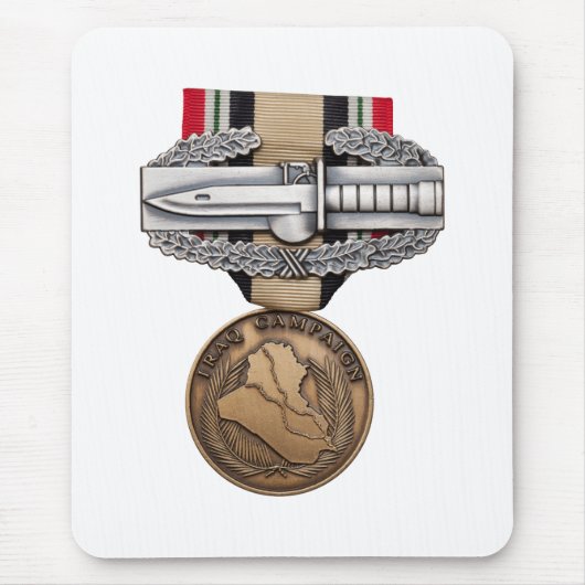 OIFの戦闘の行為のバッジ マウスパッド (正面)