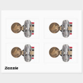 OIF戦闘行動バッジ 長方形シール (シート)