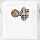 OIF戦闘行動バッジ 長方形シール (バッグ)