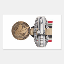 OIF戦闘行動バッジ 長方形シール