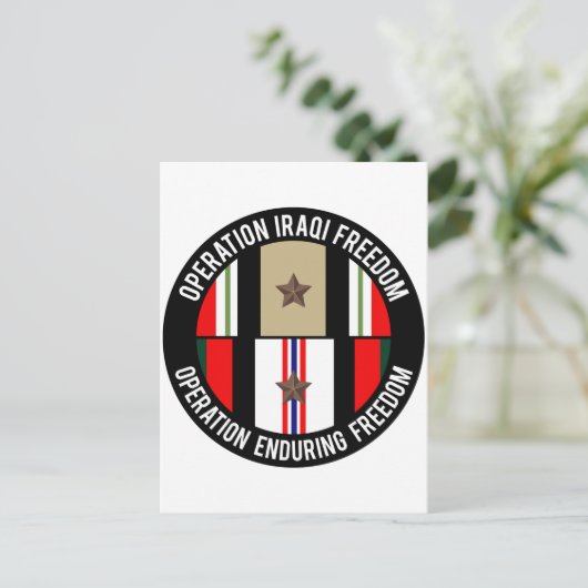 OIF - OEF 1つ星 ポストカード (スタンド正面)