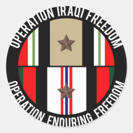 OIF - OEF 1つ星 ラウンドシール