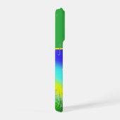 Oil Painted Dandelion Weed Clock, iPhoneケース (右側面)