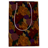 Oil Painted Flowers ミディアムペーパーバッグ (正面)