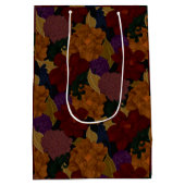 Oil Painted Flowers ミディアムペーパーバッグ (裏面)