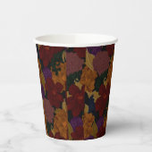 Oil Painted Flowers 紙コップ (左)