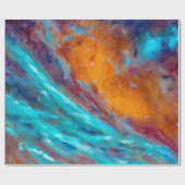 Oil painting on canvas. Abstract art background. F ラッピングペーパー (フラット)