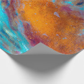 Oil painting on canvas. Abstract art background. F ラッピングペーパー (角)