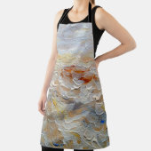 Oil paintings texture, fine artbackground,abstract エプロン (インサイチュ)
