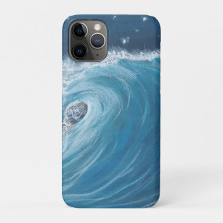 Oil pastel wave for phone case iPhone 11 proケース