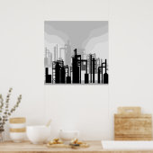 Oil Refinery Environment Poster ポスター (キッチン)