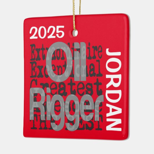 Oil Rigger Extraordinaire CUSTOM セラミックオーナメント (左)