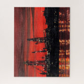 Oil Rigs at Night 520pc Puzzle ジグソーパズル (縦)