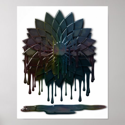 Oil Spill Print ポスター (正面)
