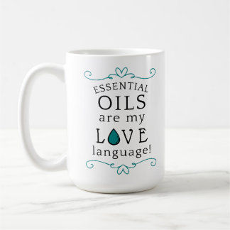 Oils Are My Love Language Coffee Mug Teal/green コーヒーマグカップ