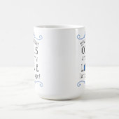 Oils Are My Love Language Mug Navy/Blue コーヒーマグカップ (中央)