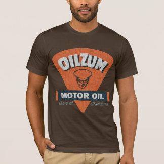 OilZumのレトロのロゴ Tシャツ