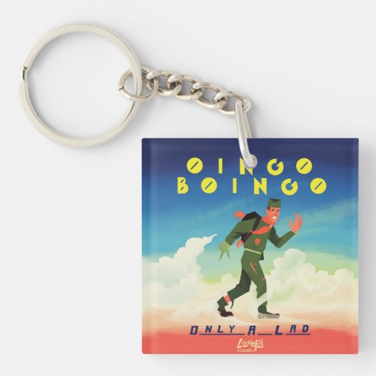 Oingo Boingo の only a lad キーチェーン (正面)