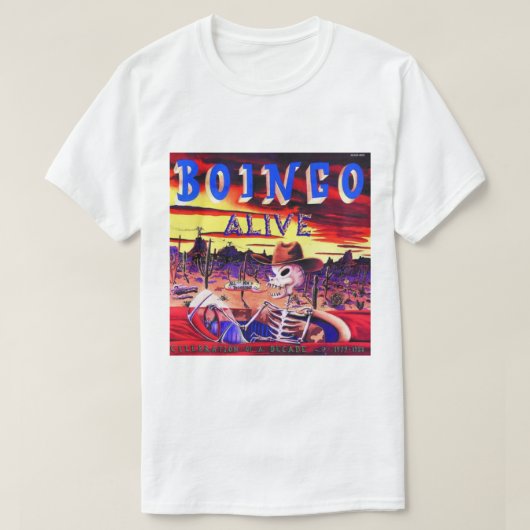 Oingo boingo – ア最高のバム tシャツ (デザイン正面)