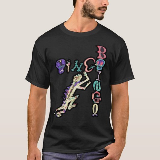 Oingo Boingo -グランジ怖いゲッコクラシックTシャツ Tシャツ (正面)