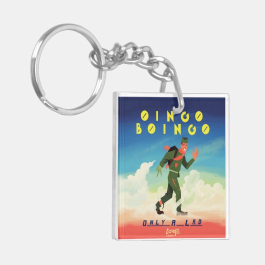 Oingo Boingo only a lad keychain キーホルダー (正面左)