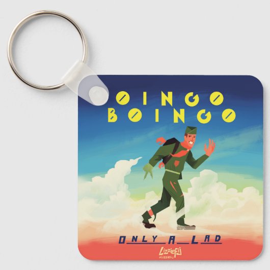 Oingo Boingo only a lad metal keychain キーホルダー (正面)