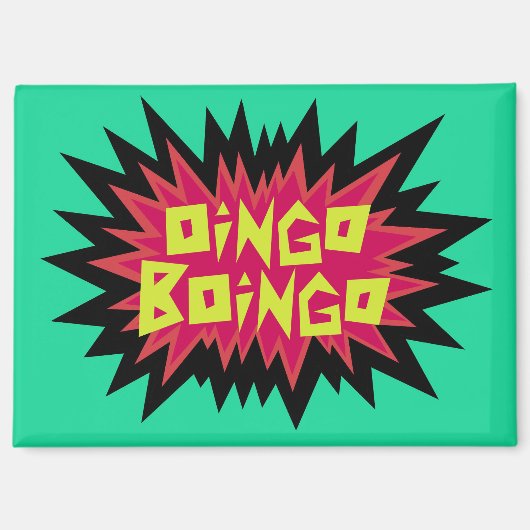 Oingo Boingo spiky magnet マグネット (正面)