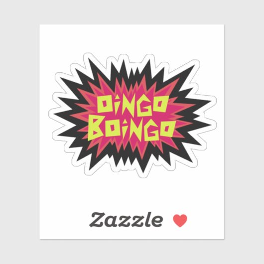 Oingo Boingo spiky sticker シール (シート)