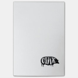 OINKおもしろいなヴィンテージのブタ ポストイット