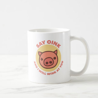 Oink豚のようの コーヒーマグカップ