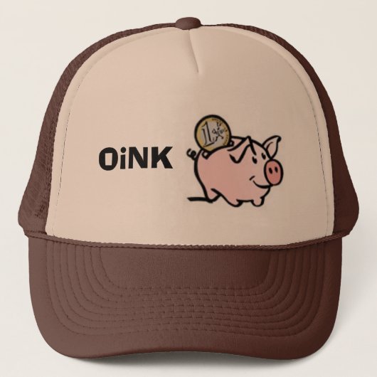 OiNK銀行 キャップ (正面)