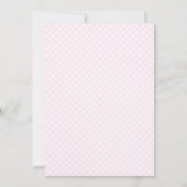 Oink Baa Cluck、女モーの子のためのファームバースデーパーティー 招待状 (裏面)