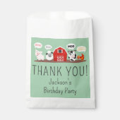Oink Baa Thank モー You Farm Animalパーティー フェイバーバッグ (正面)
