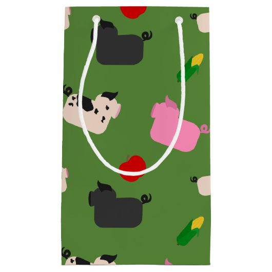 Oink Oinkはこちら スモールペーパーバッグ (正面)